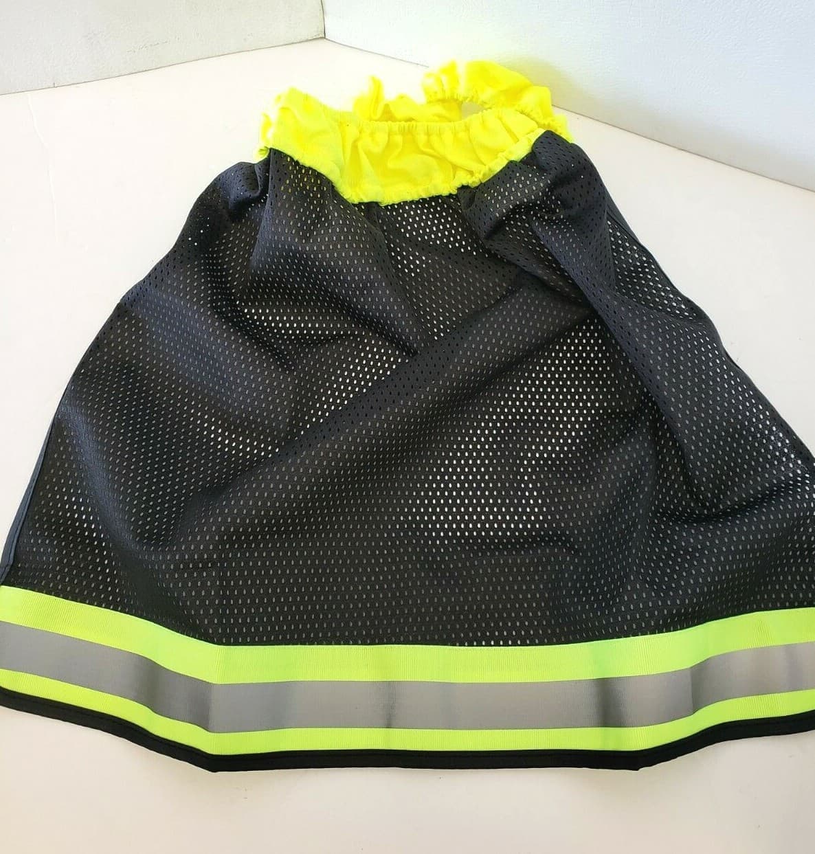 FX SAFETY HARD HAT NECK SHIELD HELMET SUN SHADE HI VIS REFLECTIVE STRIPE 6