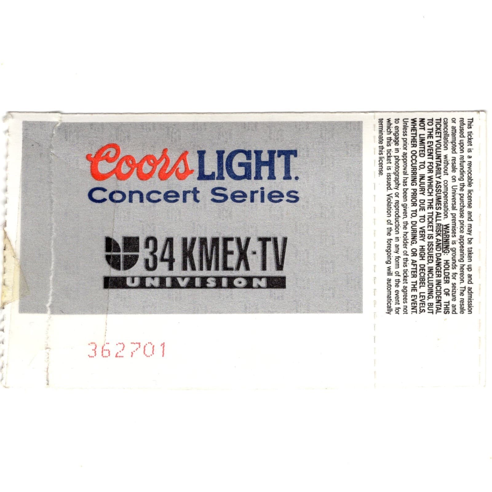 MATCHBOX 20 Concert Ticket Stub LA CA 8/28/88 YOURSELF OR SOMEONE LIKE YOU TOUR 2