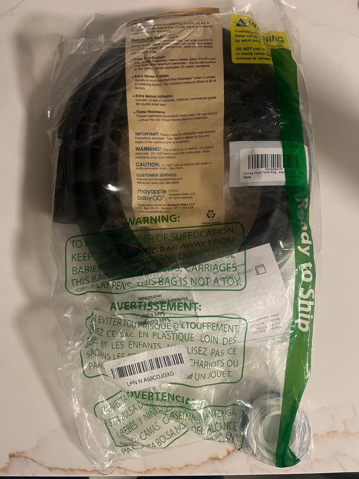 Roving Cove Safe Edge Furniture Edge Cushions 6 ft 2