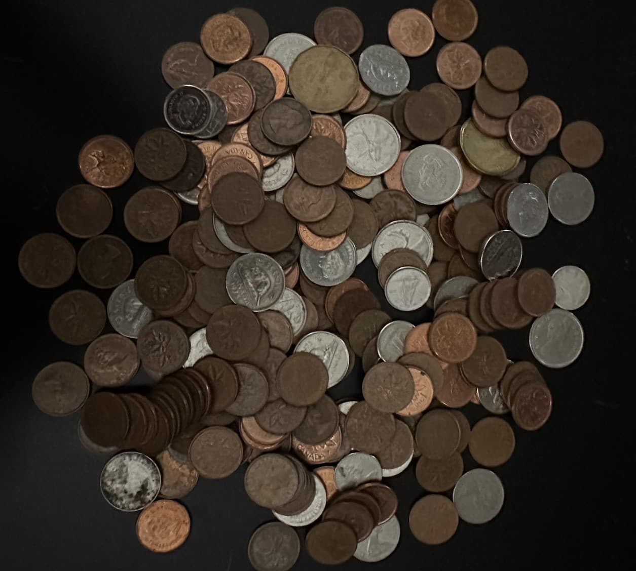 Lot of Various Canada Coins Circulated Various years 