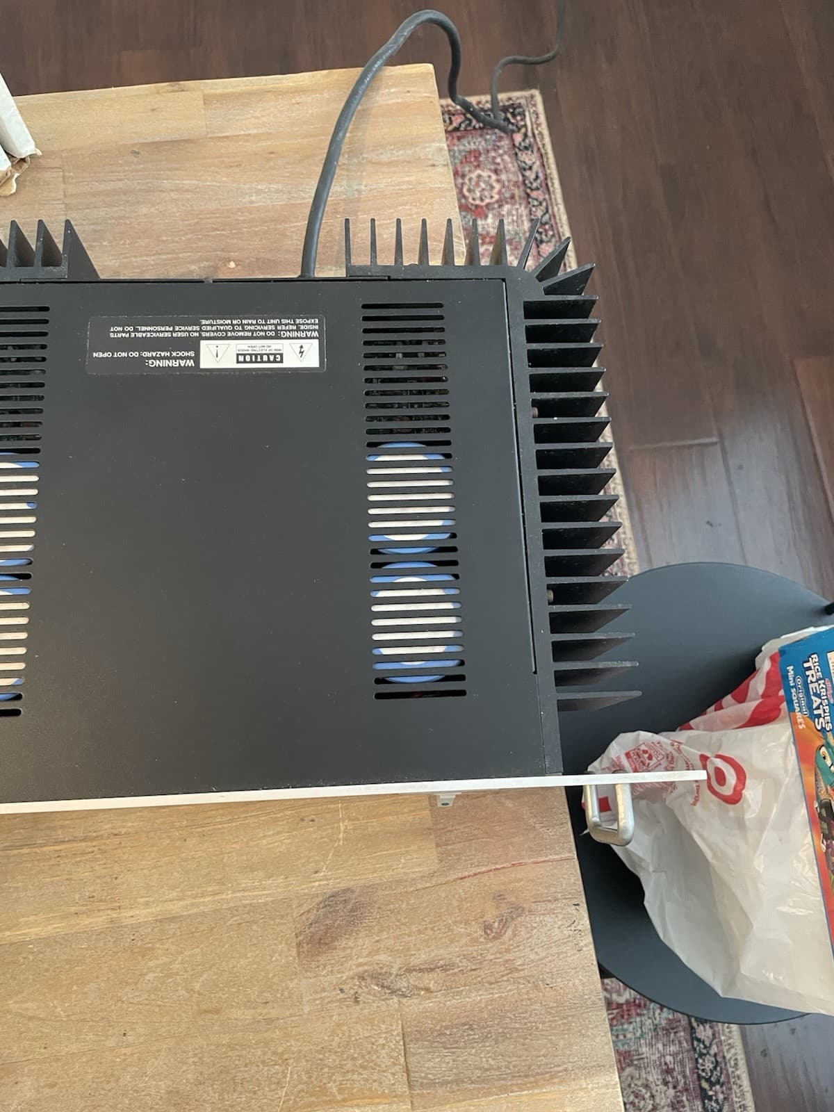 Hafler Transnova 9300 9000 Series Power Amplifier  Silver With Handles 19” NOS? 6