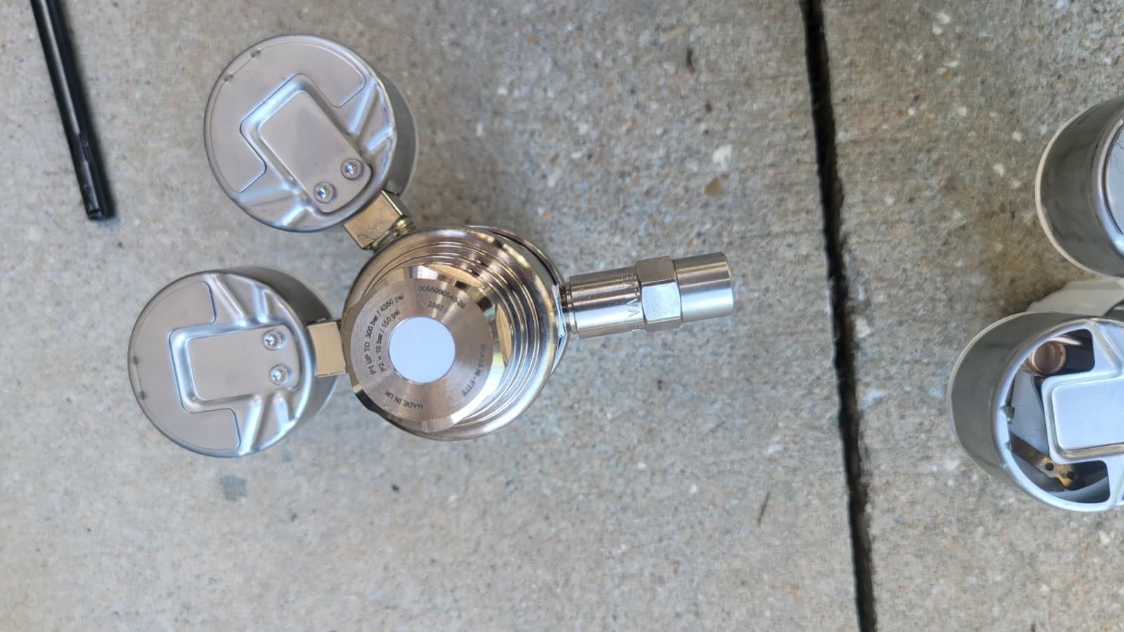 Victor, High Purity Gas Regulator, Argon, Helium, Nitrogen, Two Stage, 6000PSI 3