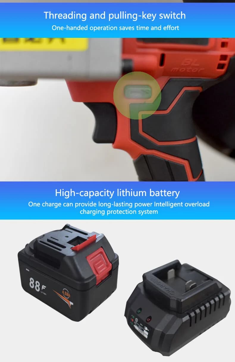 Stringing Machine Auto Electric Steel Wire Dark Line Pull Line Wire Guide Tool 6