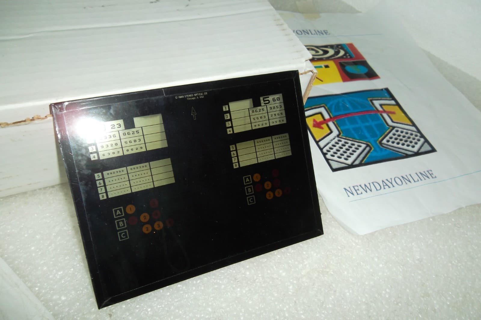 Stereo Optical OPTEC 1000 DMV Vision Tester / Screener Replacement Slide Glass 3