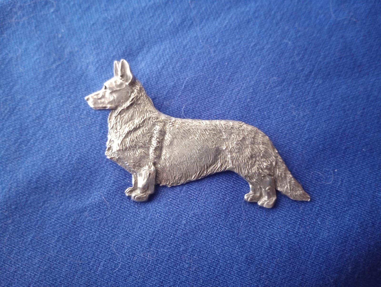 Cardigan Welch Corgi Pewter Pin Standing 55A DOG jewelry by Cindy A. Conter 5