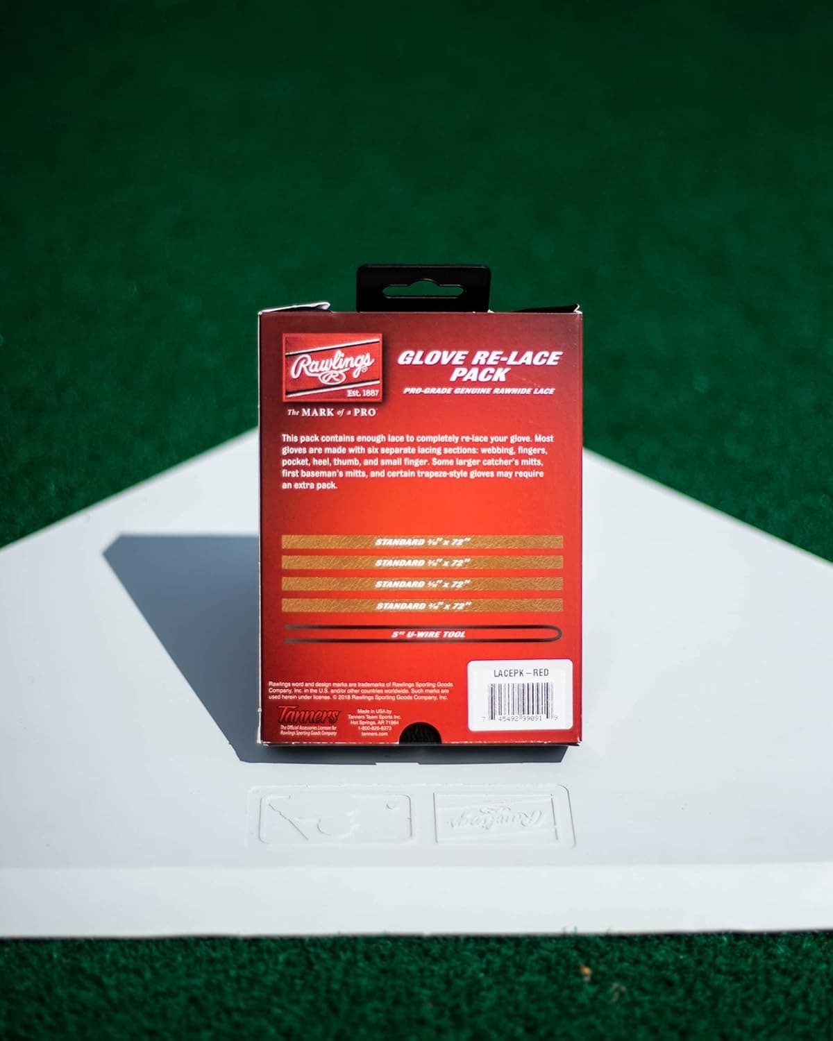 Leather Glove Re-lace Kit with Lacing Tool for Infield Baseball Softball 5