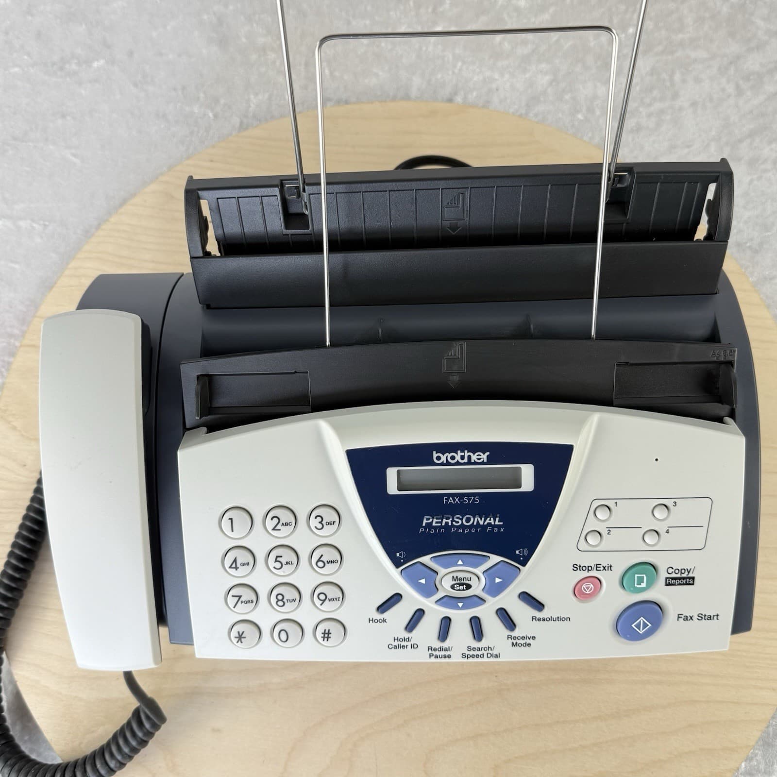 Brother FAX-575 Personal Plain Paper Fax Machine Copier User Guide Print Cartg + 5