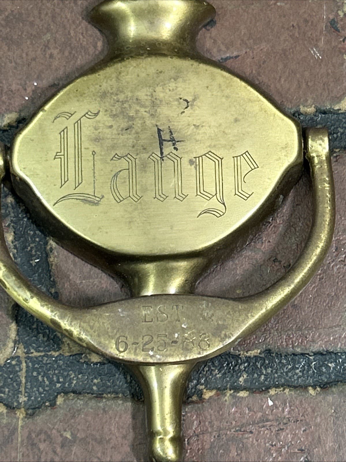 Vintage Brass Door Knocker Traditional Look 2