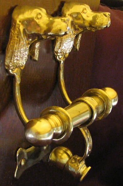 ENGLISH SPRINGER SPANIEL Bronze DUET Door Knocker