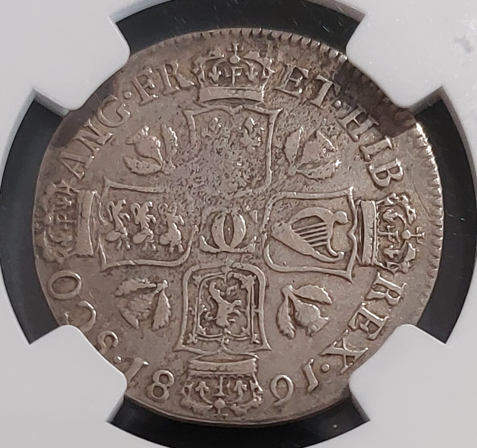 SCOTLAND 1681 Charles II 1/4 Dollar SCARCE Certified Graded NGC VF20 POP ONLY 1 3