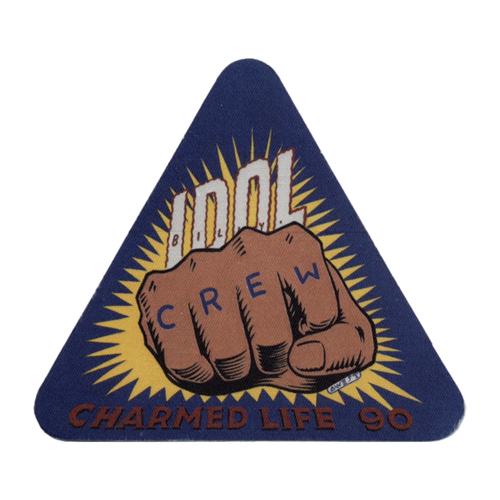 Billy Idol 1990 Charmed Life Concert Tour Crew Backstage Pass