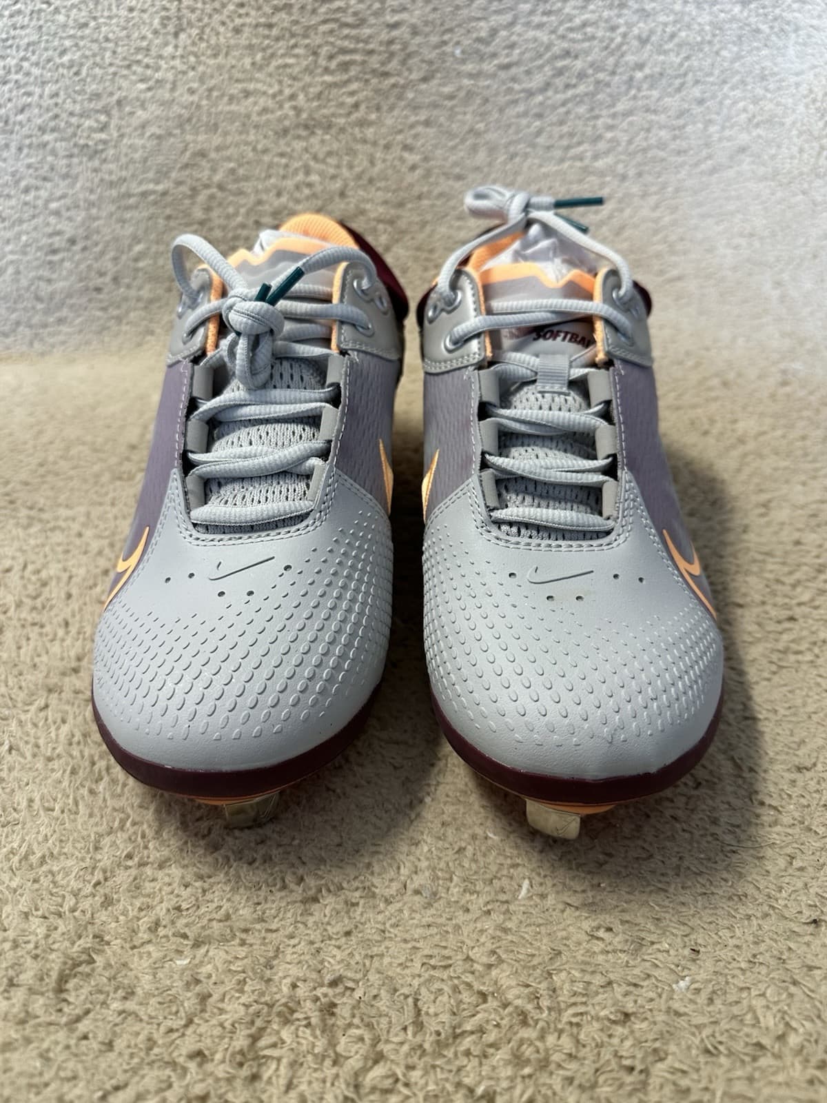 Nike Hyperdiamond 4 Elite Softball Shoes' Cleats CZ5917-003 Iron Ore Women's 8