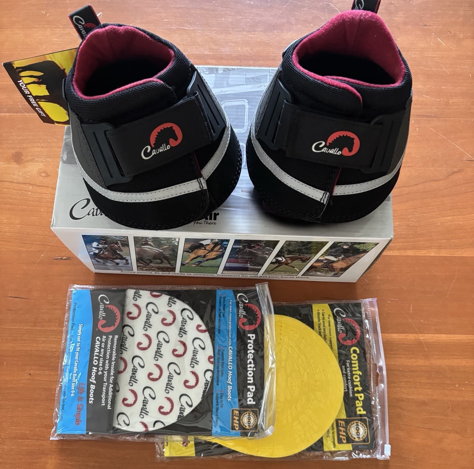 Cavalo Transport Air Horse Hoof Boots & Pads for Travel - Less Fatigue for Horse