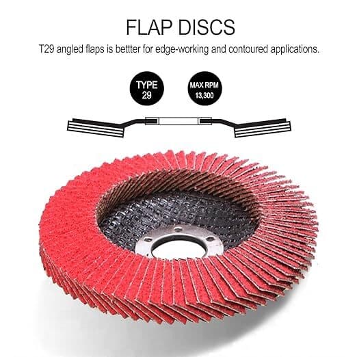 High Performance Ceramic Flap Disc Sanding Grinding wheel- 115mm 40 Grit 20 PACK 5