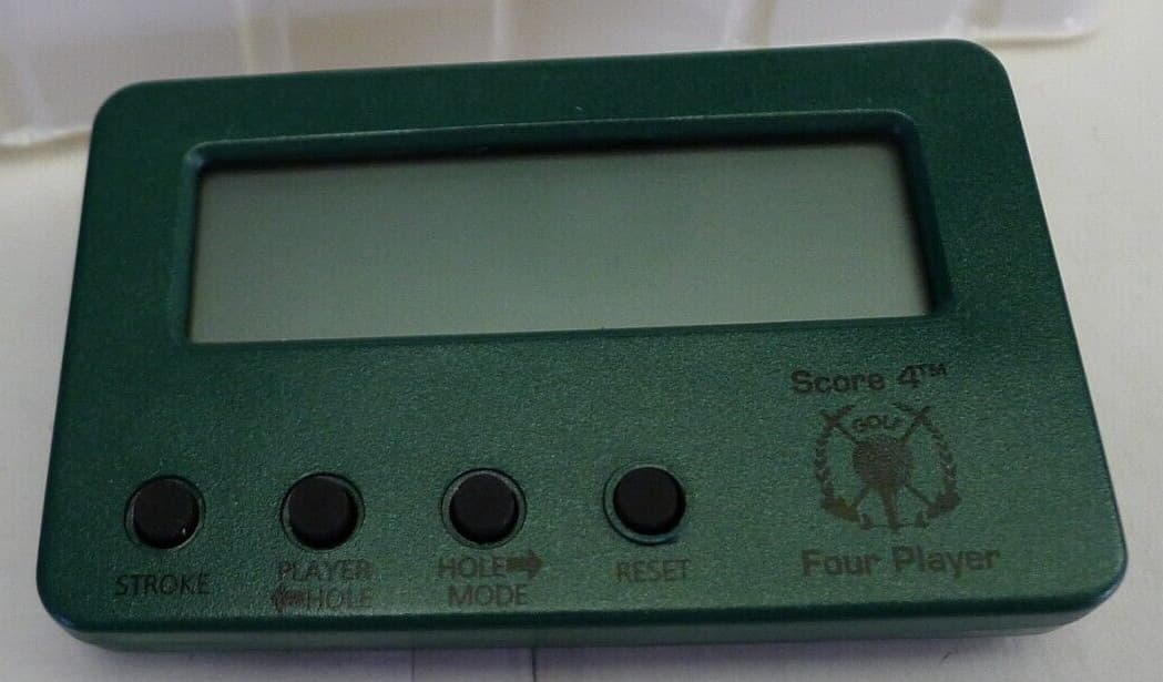 Claybrooke 4-Player Digital Golf ScoreCard 40404 +Box & Manual from 2000 -TESTED 3