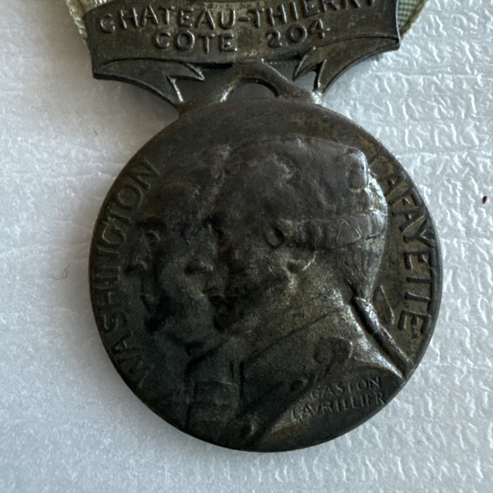 WWI Chateau-Thierry Medal Battle July 18, 1918 Rare 3