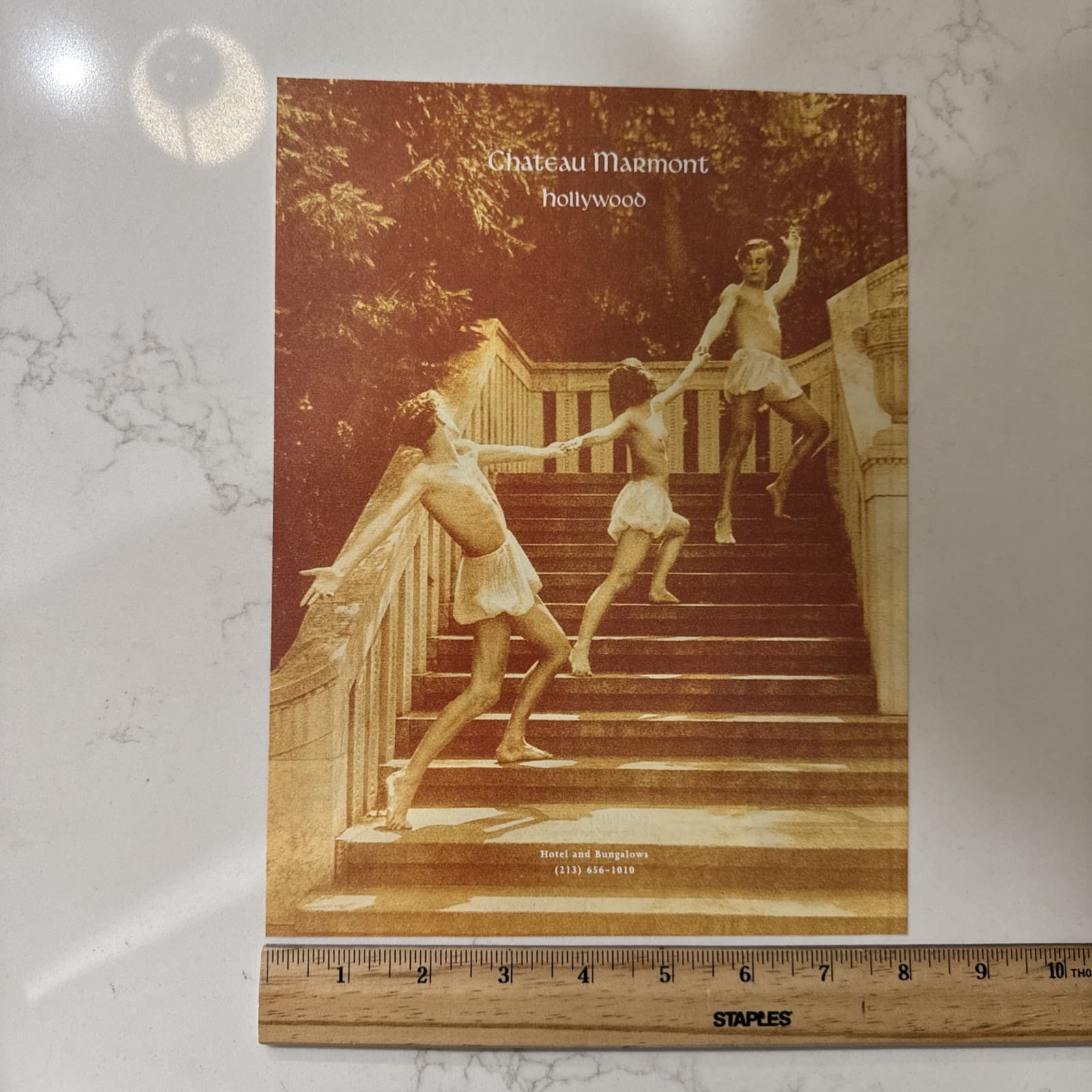 1993 • CHATEAU MARMONT • original print ad • Vintage Hollywood • 1990s  ADV-02 2