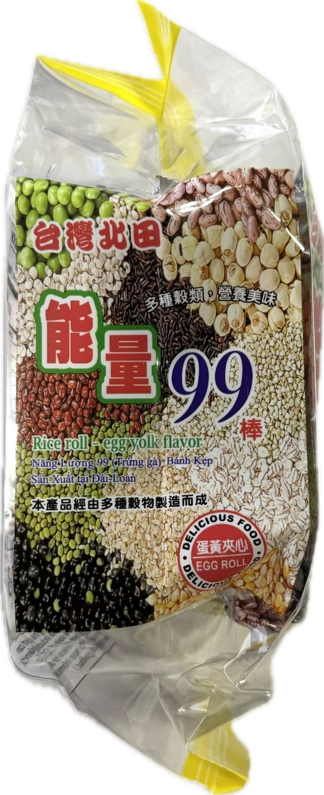 4 Packs Pei Tien Energy 99 Sticks 6.35oz – Baked, Not Fried 7-Grain Rice Rolls 5