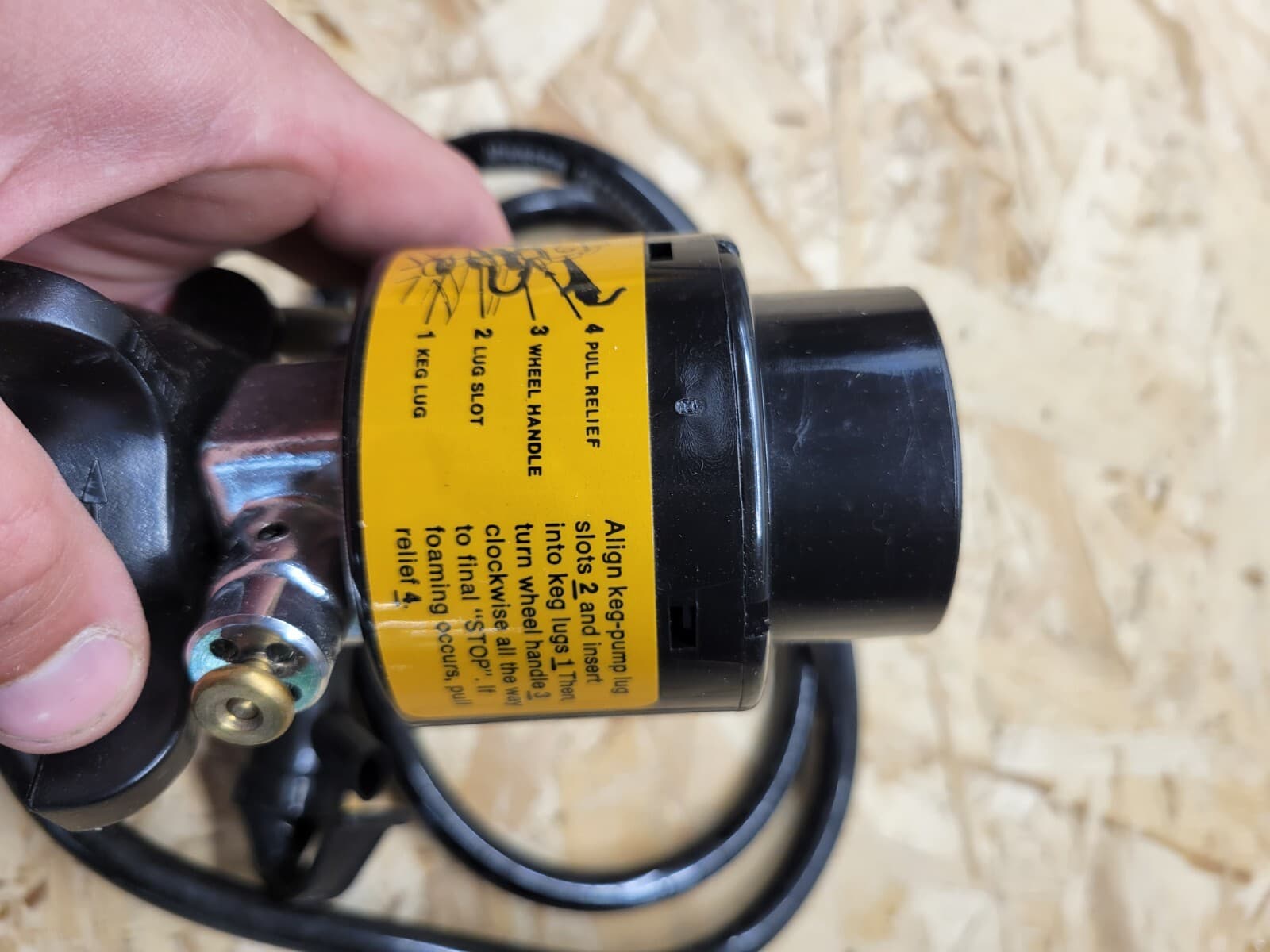 TAP RITE beer KEG PUMP model : FT 42 vintage 4