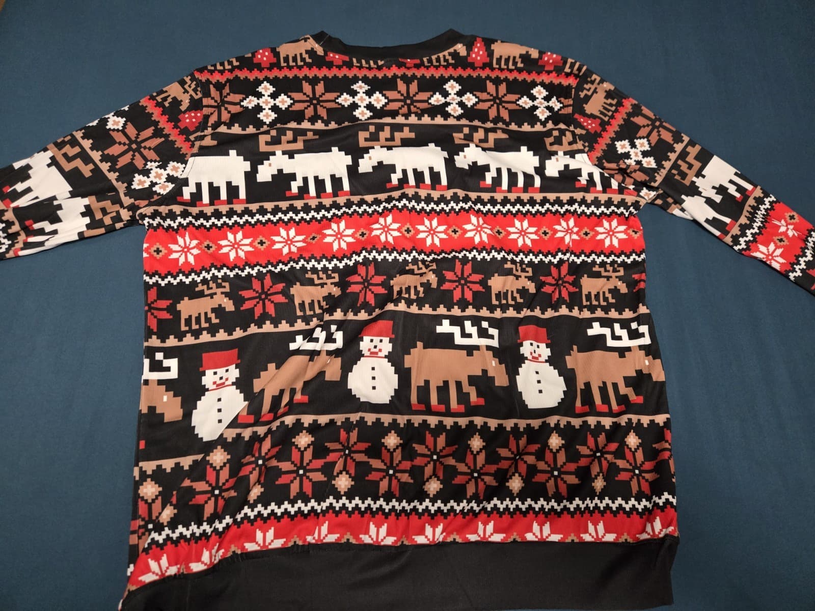 IRON MAIDEN Ugly Holiday Sweater, XL, Shirt/Sweater Pattern Number Of The Beast 2