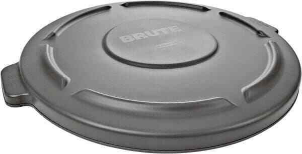 Rubbermaid FG263100GRAY Round Lid fits 32 Gal Round BRUTE Trash Can