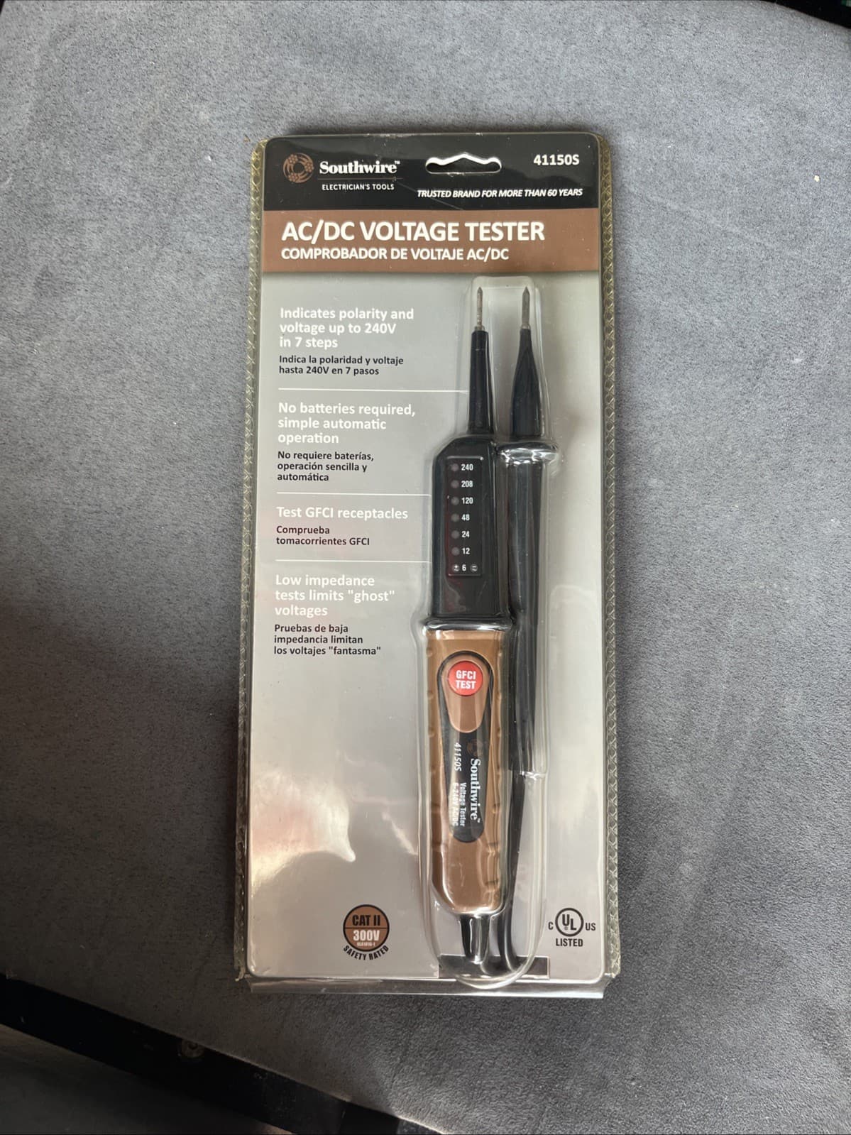 SOUTHWIRE 41150s VOLTAGE TESTER  6-240V