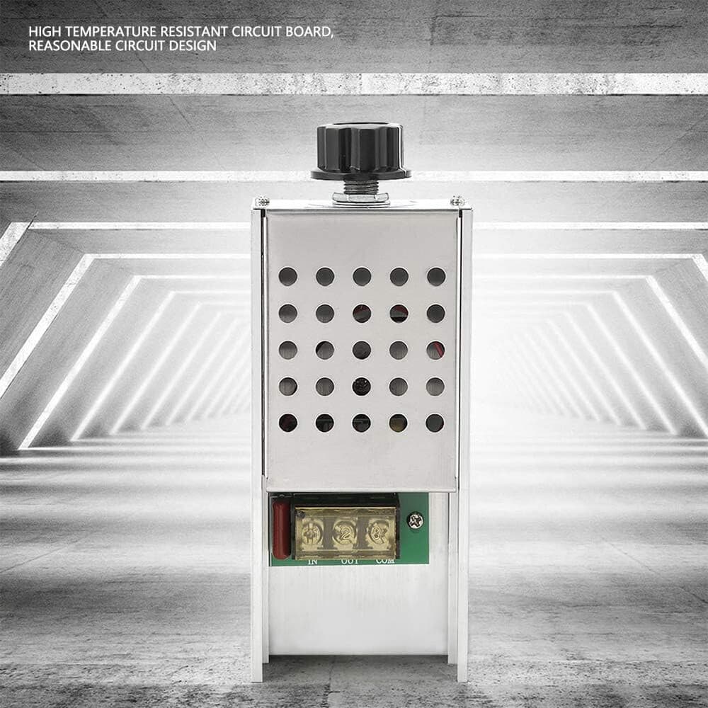 AC110-220V 6000W SCR Motor Speed Controller Thermostat Dimmer Volt Regulator 40A 4