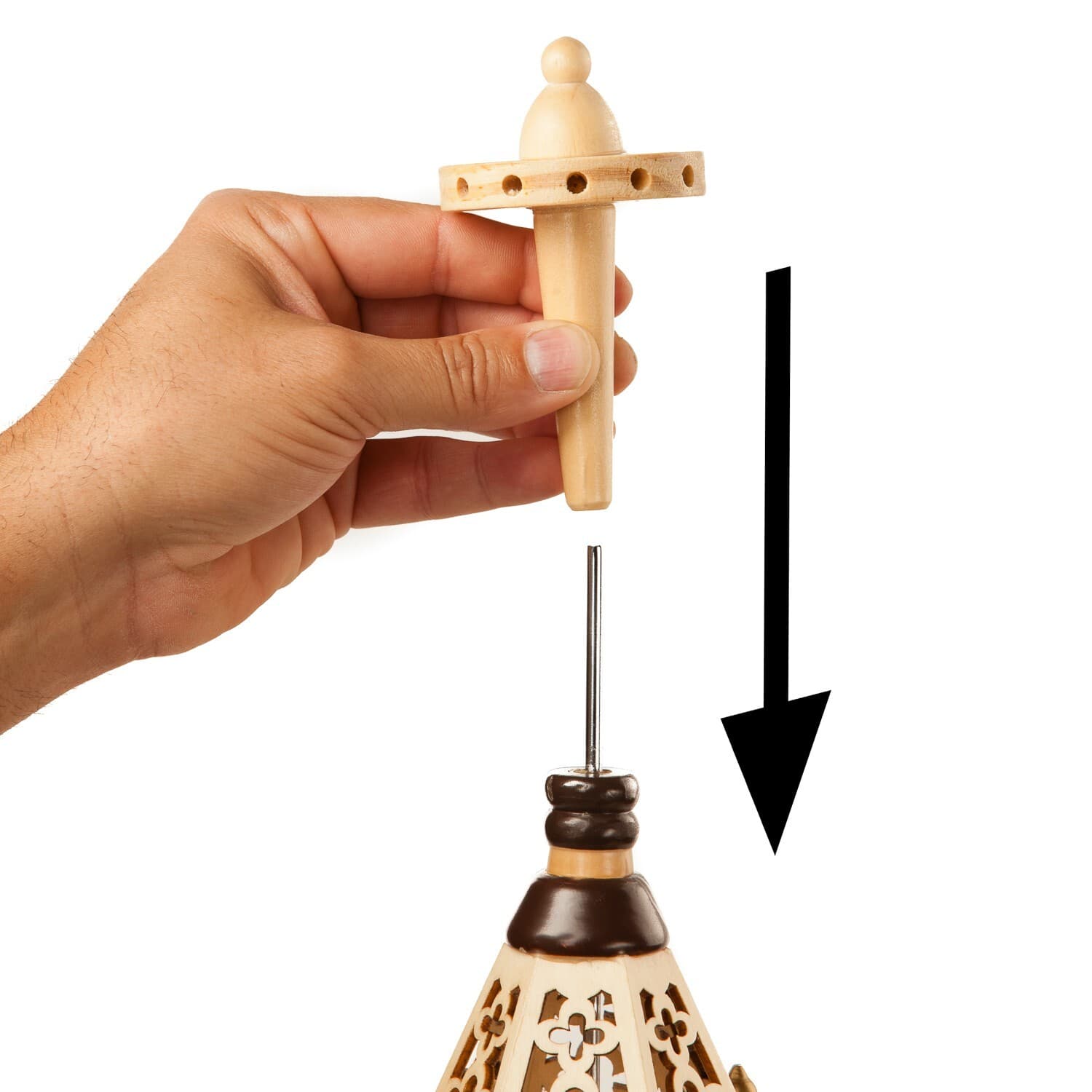 21 pc Parts Replacement Kit for Christmas Pyramid -Windmill With 20 Red Candles 5