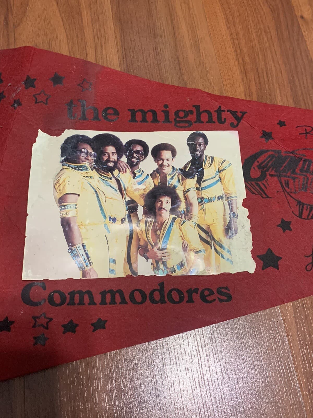 Very Rare Funk 1970’s The Mighty Commodores Pennant Lionel Ritchie 5
