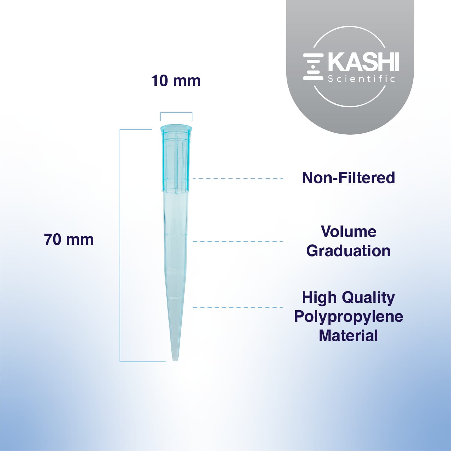 Kashi Scientific Sterile Universal Pipette Tips 10ul 200ul 1000ul 3