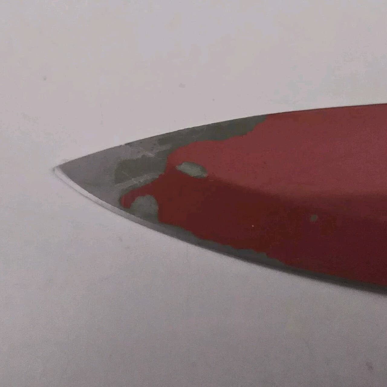 3 FIESTA Cutlery Knives Lemongrass Bread Tangerine Utility Red Chef Solid Color 6