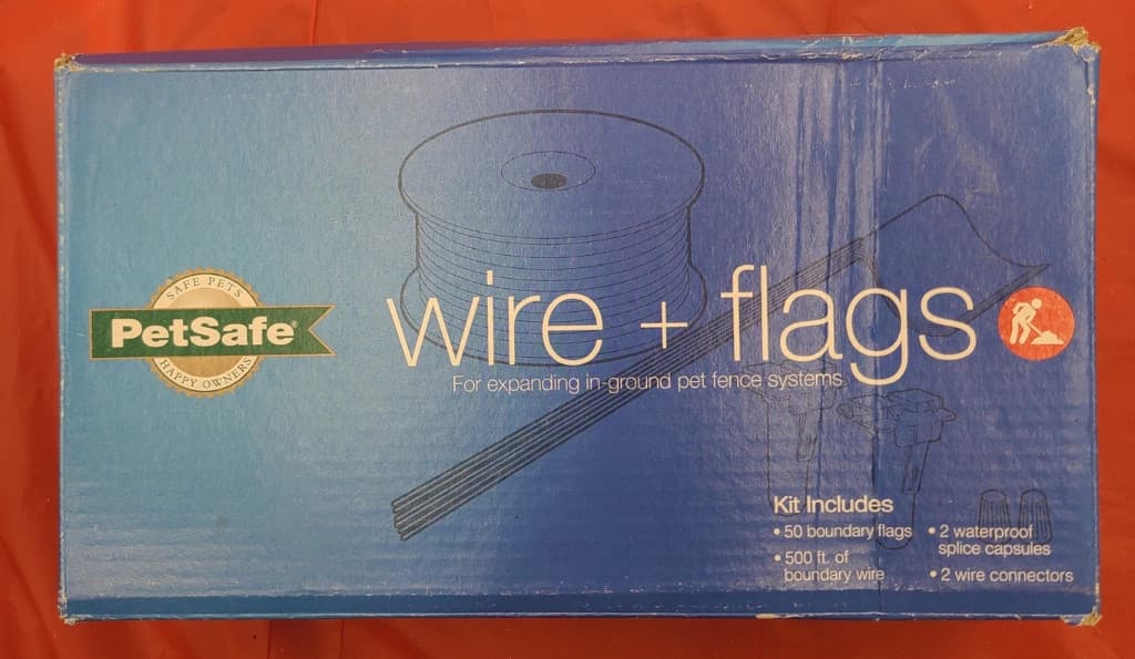PetSafe Fence Wire and Flag Kit 500ft Wire 50 Boundary Flags For In Ground Fence 2