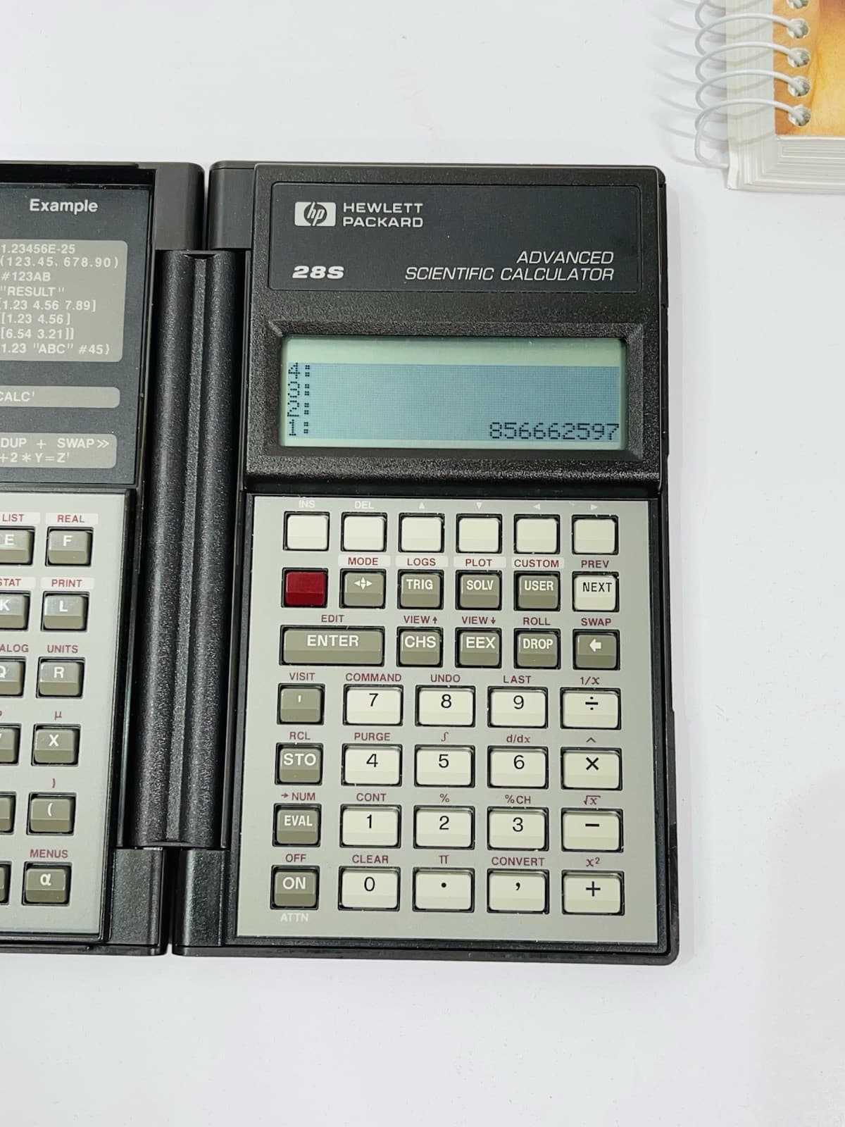 Hewlett Packard HP 28S Advanced Scientific Calculator RPN  Manuals Box Batteries 3