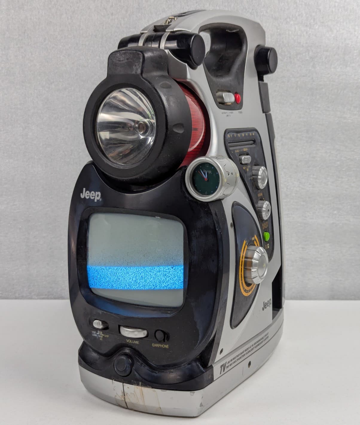 Jeep JXLTV Survival Radio/TV/flashLight/Compass/Thermometer/lamp lantern As Is