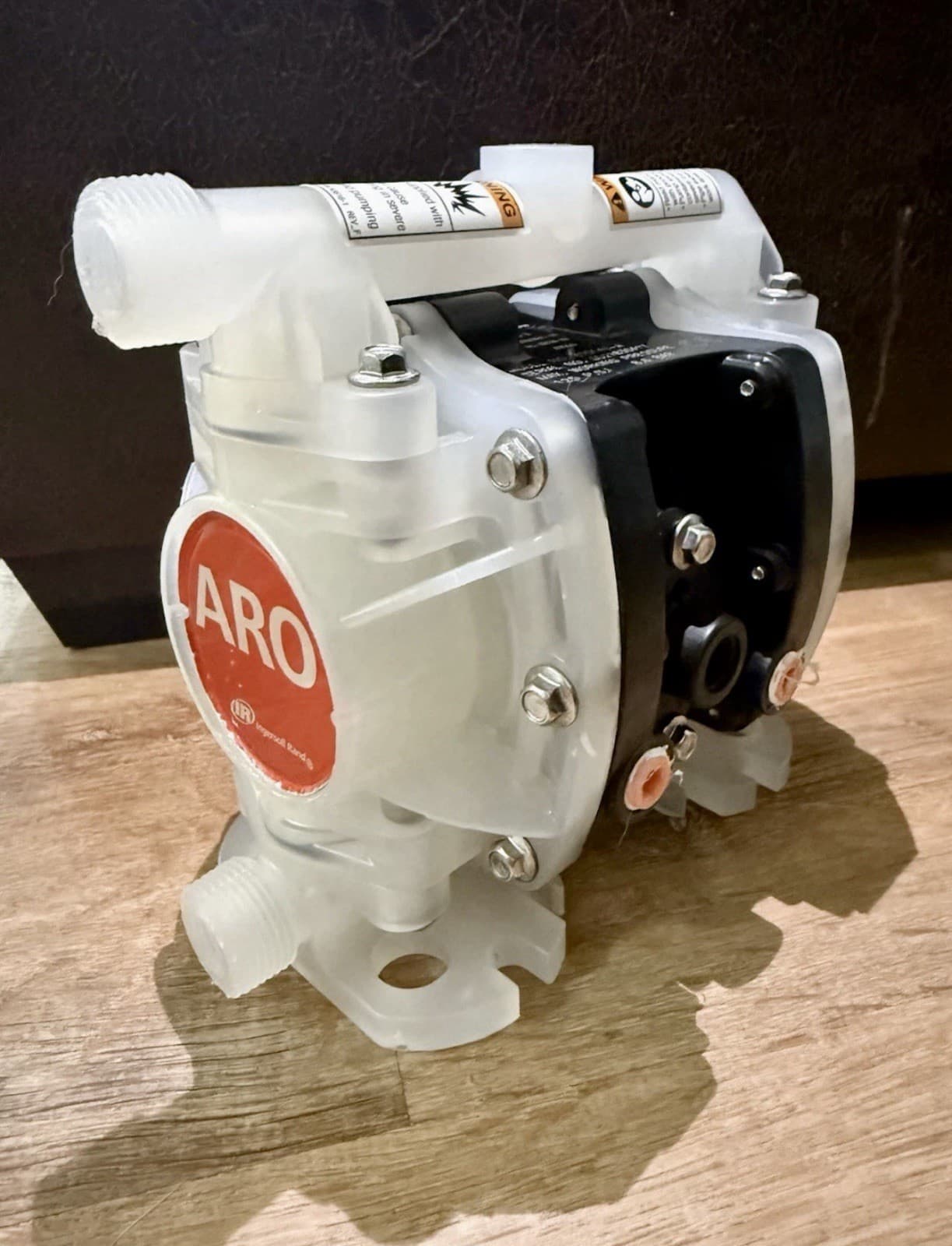 Aro PD01P-HPS-PTT- A Double Diaphragm Pump, Polypropylene, Air, Ingersoll Rand