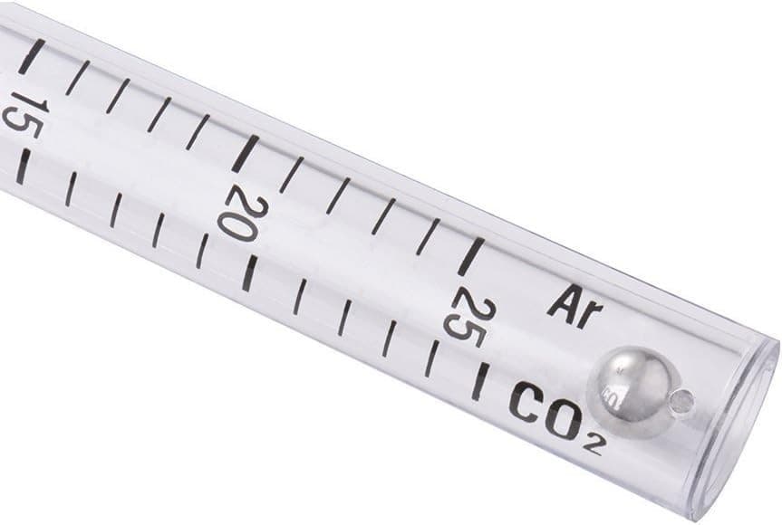 Precision Gas Flow Meter for MIG TIG Welding - Peashooter Design Tested & True 5