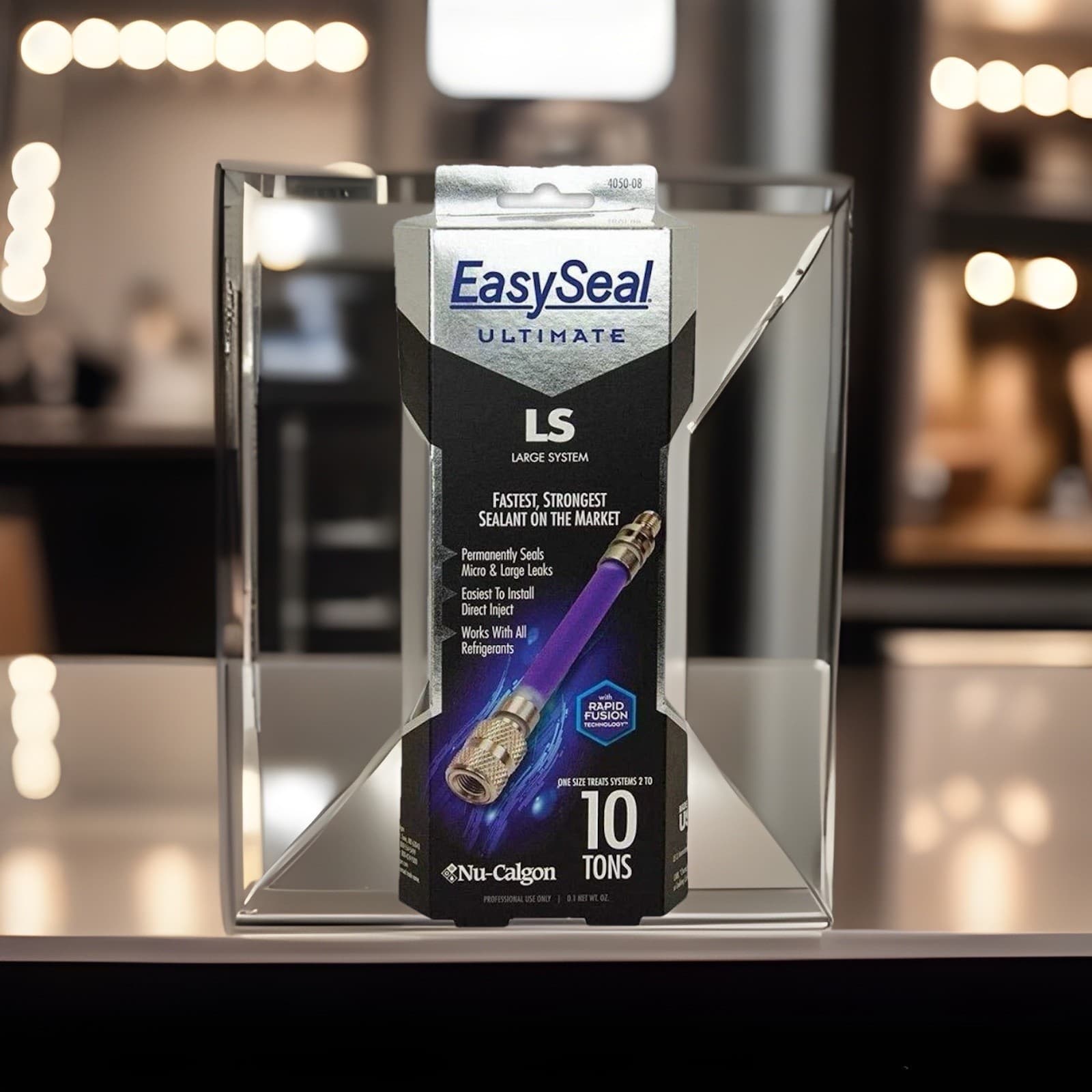 Nu-Calgon 4050-08 EasySeal LS Direct Inject, Treats 2 to 10 Tons, Sealant for Ai