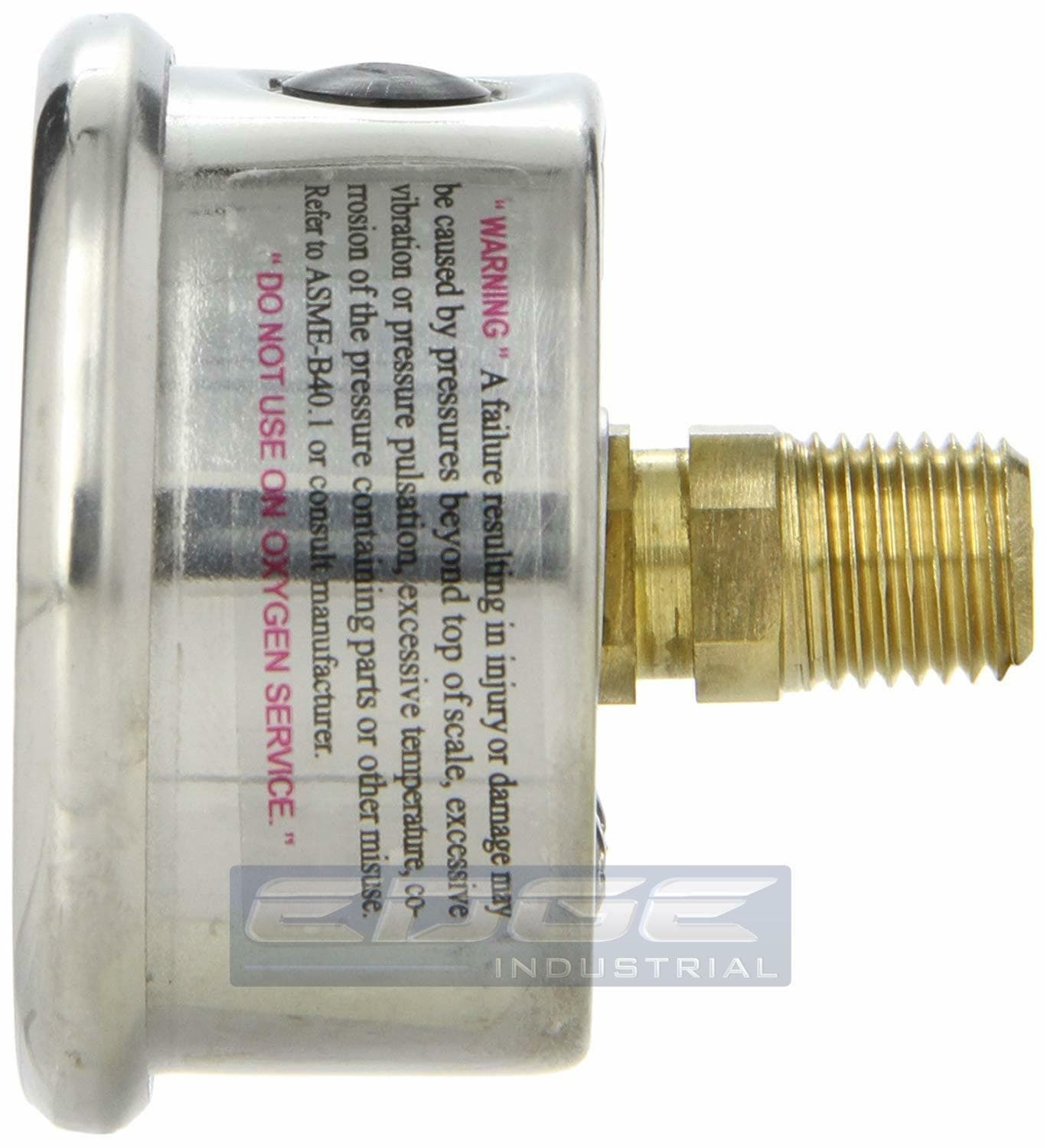 LIQUID FILLED PRESSURE GAUGE 0-300 PSI, 2" FACE, 1/4" BACK MOUNT 2