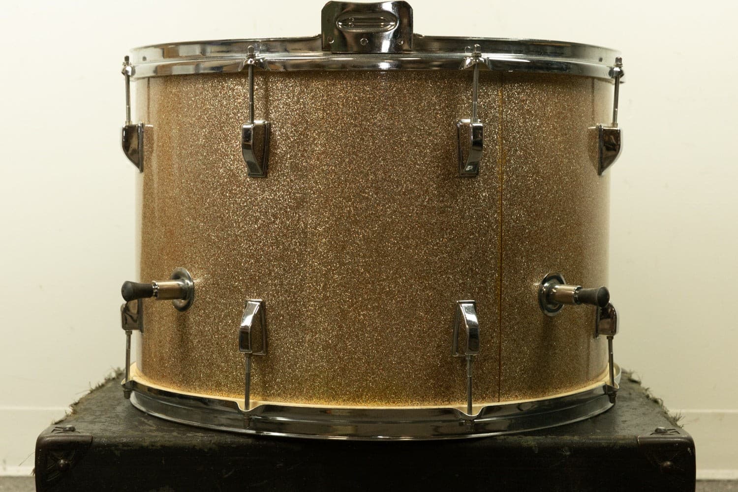 Vintage Kent 14x22 Champagne Sparkle Bass Drum 5