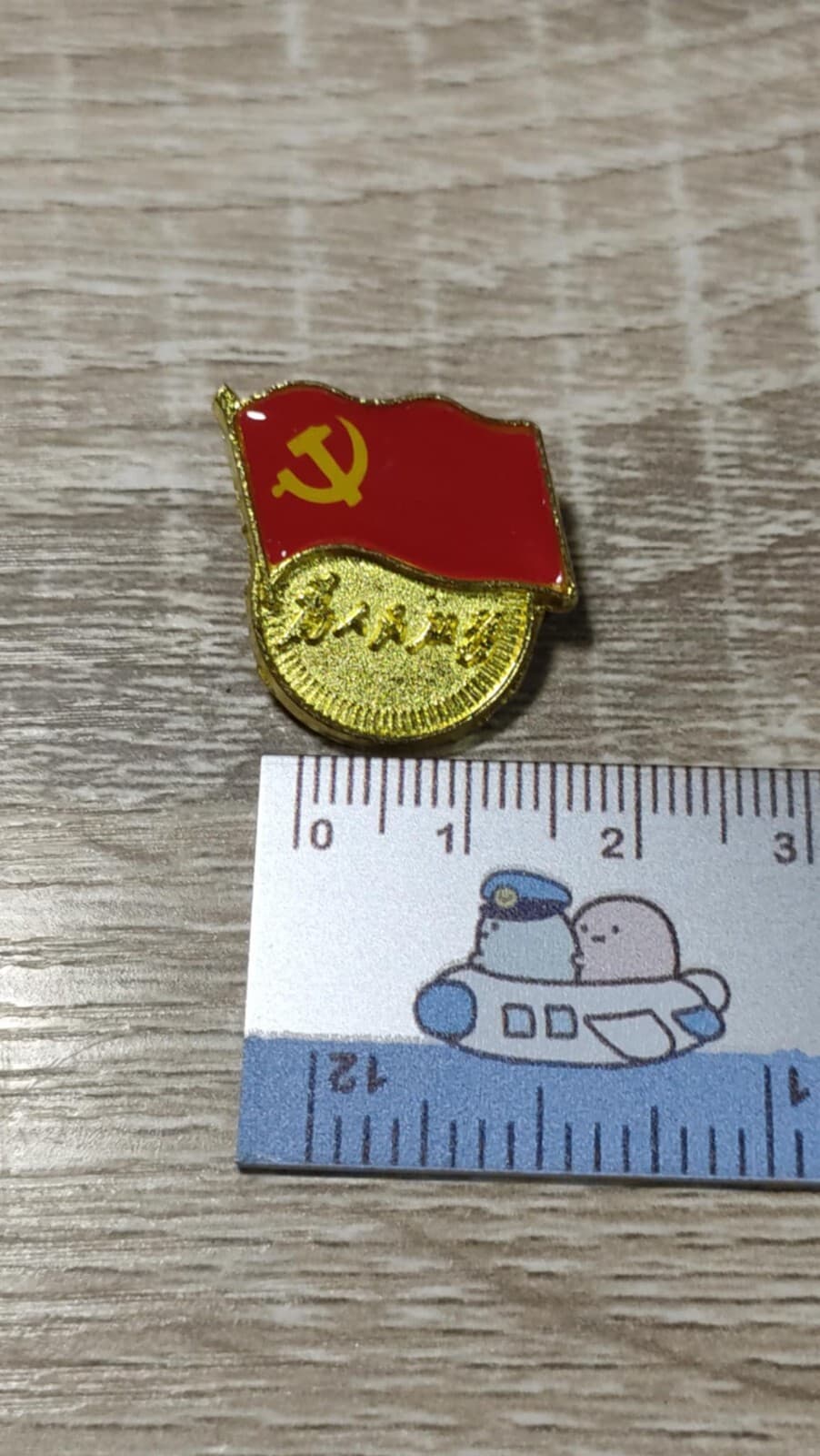 (NEW) China CCP party member badge 3