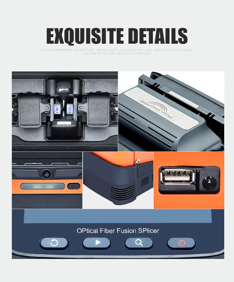 SIGNAL FIRE AI-6A Optical Fiber Fusion Splicer automatic Splicing Machine kit 5