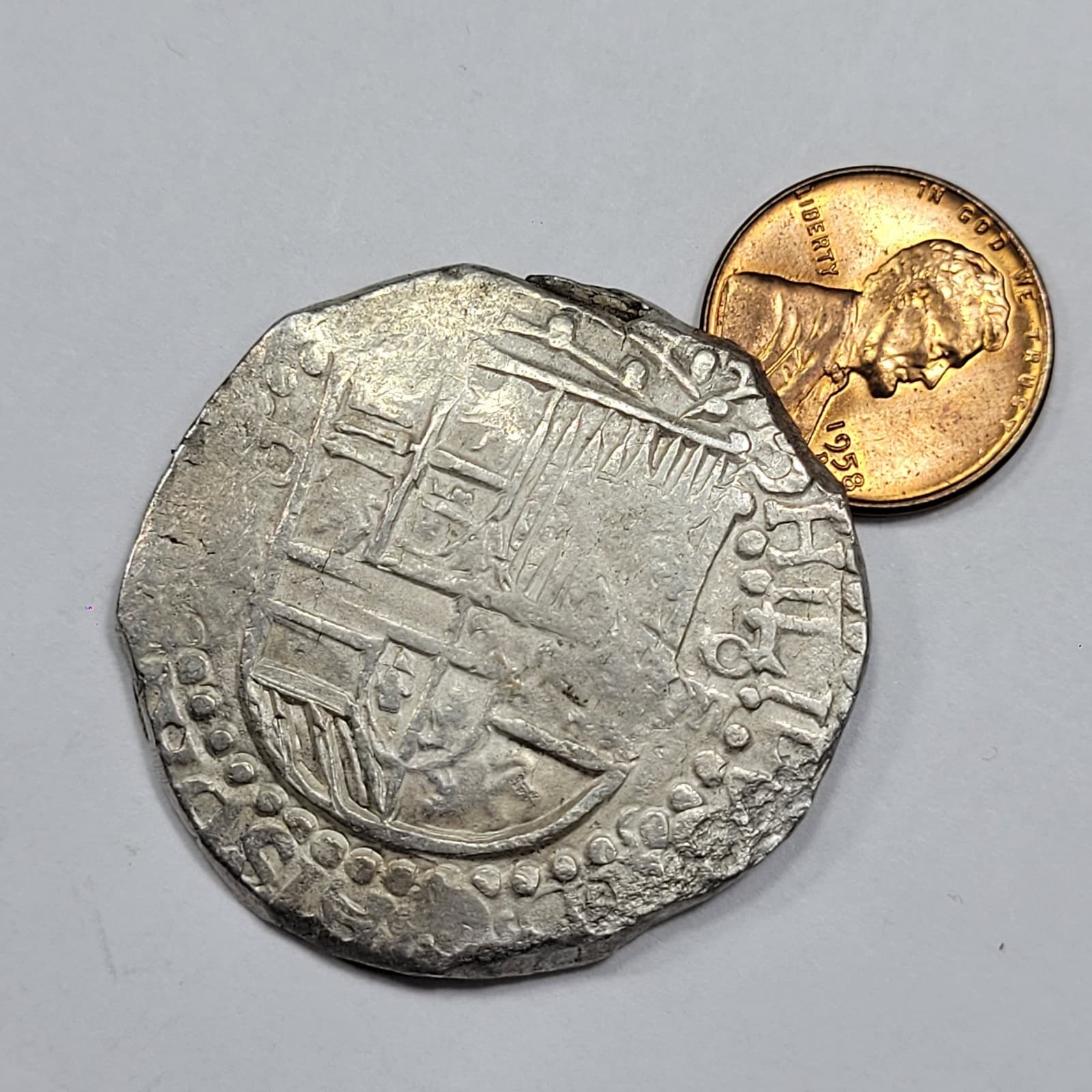 1590-1615 Cob 8 Reales Potosi Bolivia Assayer R Nice Choice AU Scarce *K646 4