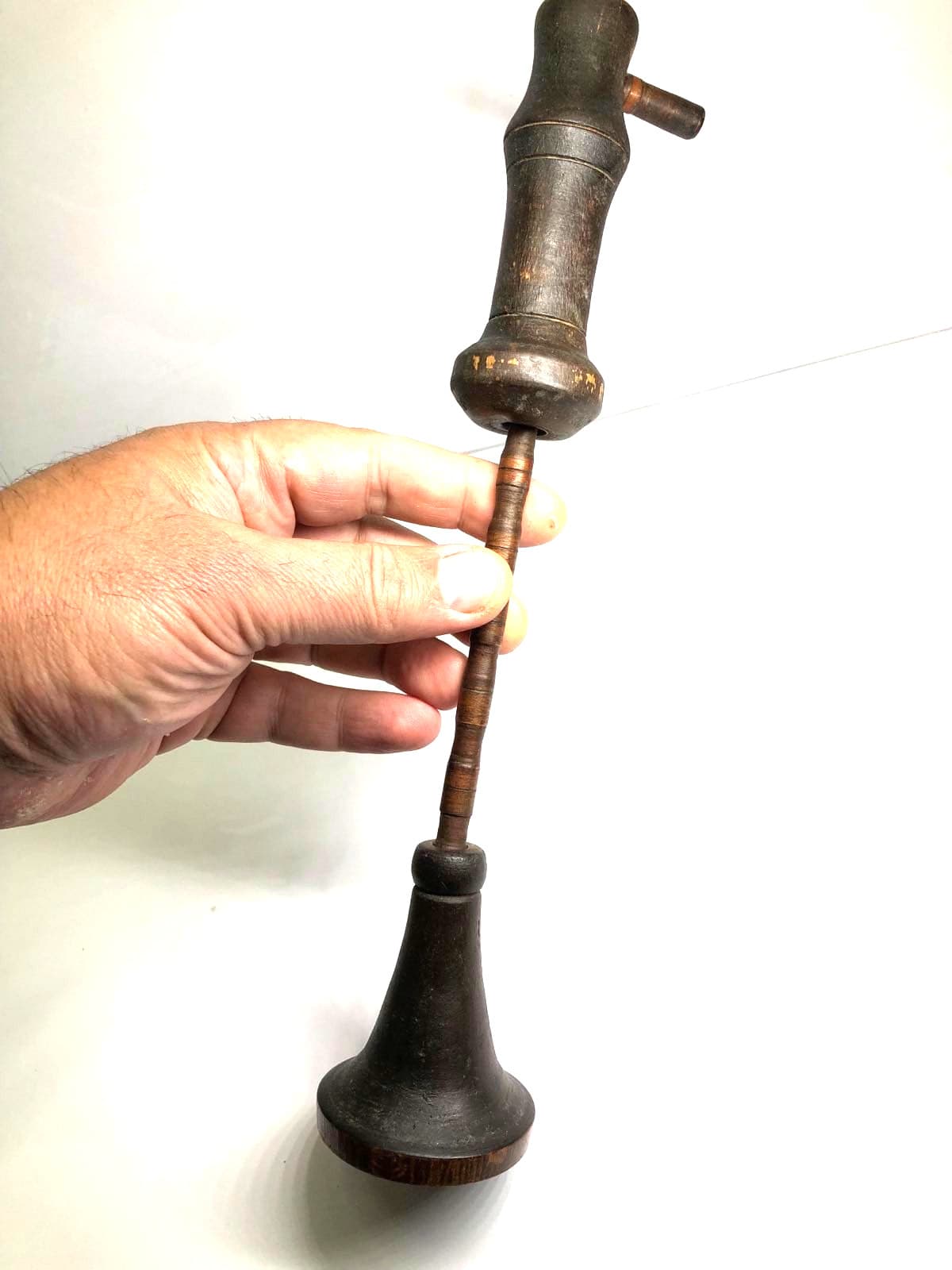 RARE Antique Laennec Wooden Stethoscope 1880-1930s Doctor Medical Too 2