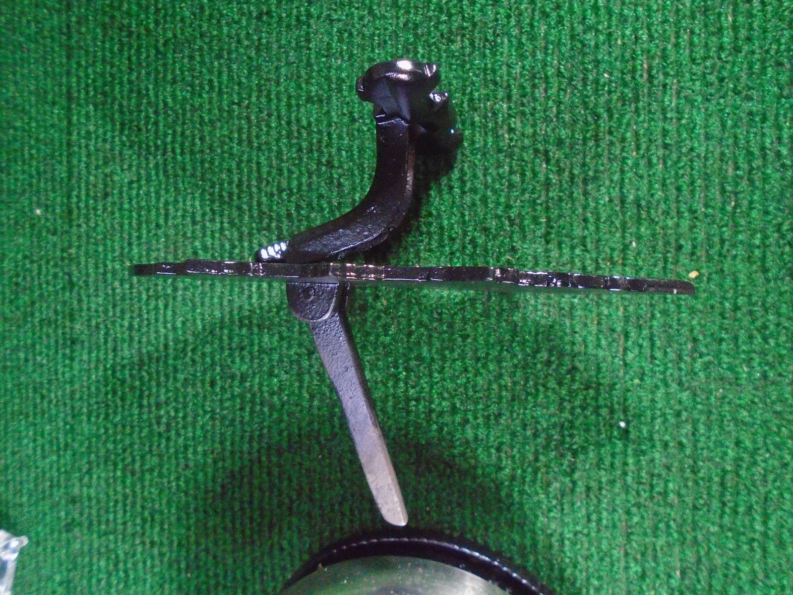 1874 CAST BRASS EASTLAKE VICTORIAN ERA DOOR BELL - BELL WORKS!!  (42092) 6