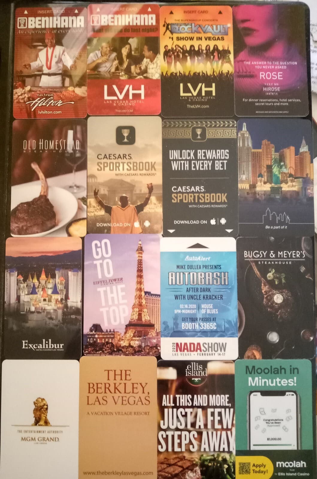  Las Vegas room keys(84total) Vintage  6