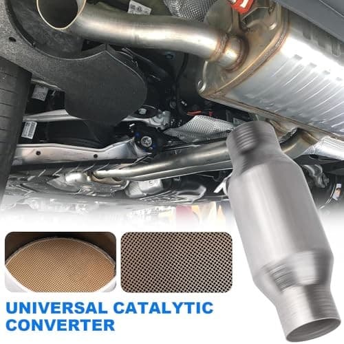 2.5 Inch Catalytic Converter 1 Pcs High Flow Universal Catalytic 2.5 inch 6