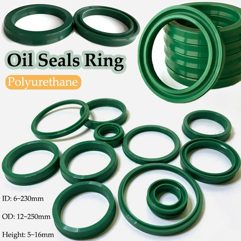 Oil Seals Ring Piston Hole Lip Polyurethane Hydraulic Cylinder Sealing UN/UHS
