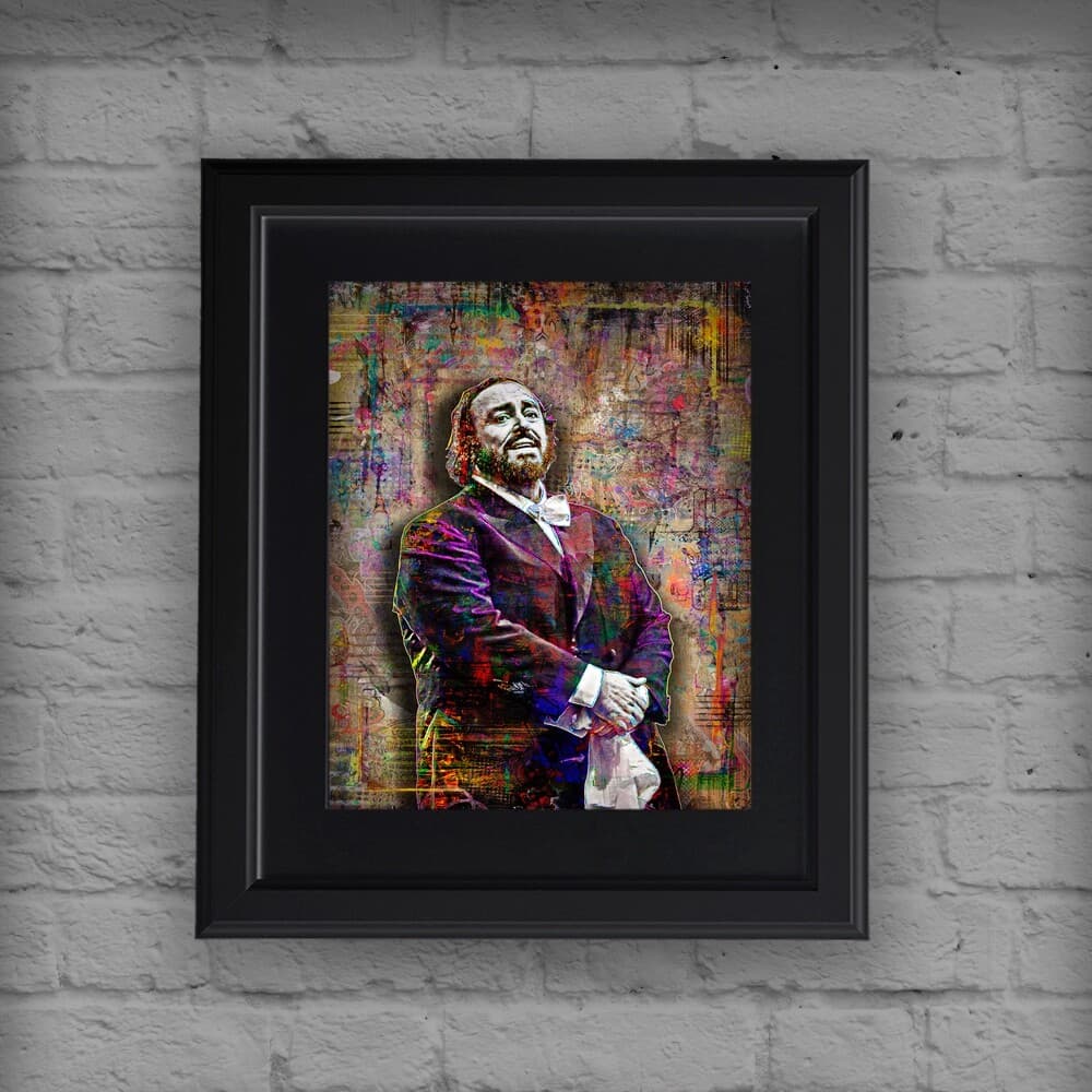 Luciano Pavarotti 16x20in Poster 2 Luciano Pavarotti Opera Tribute Free Shipping 2