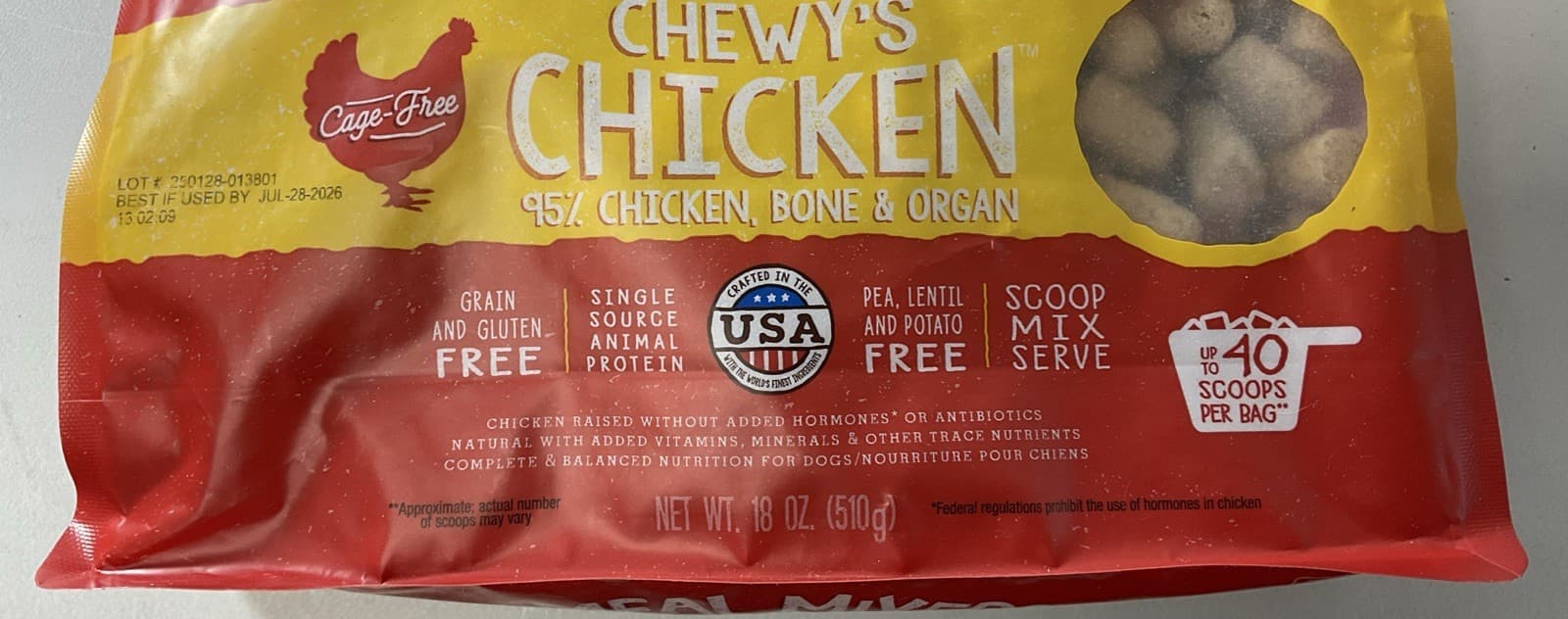 Stella & Chewy's Freeze Dried Raw Meal Mixers - CHICKEN - 18 OZ BAG 2