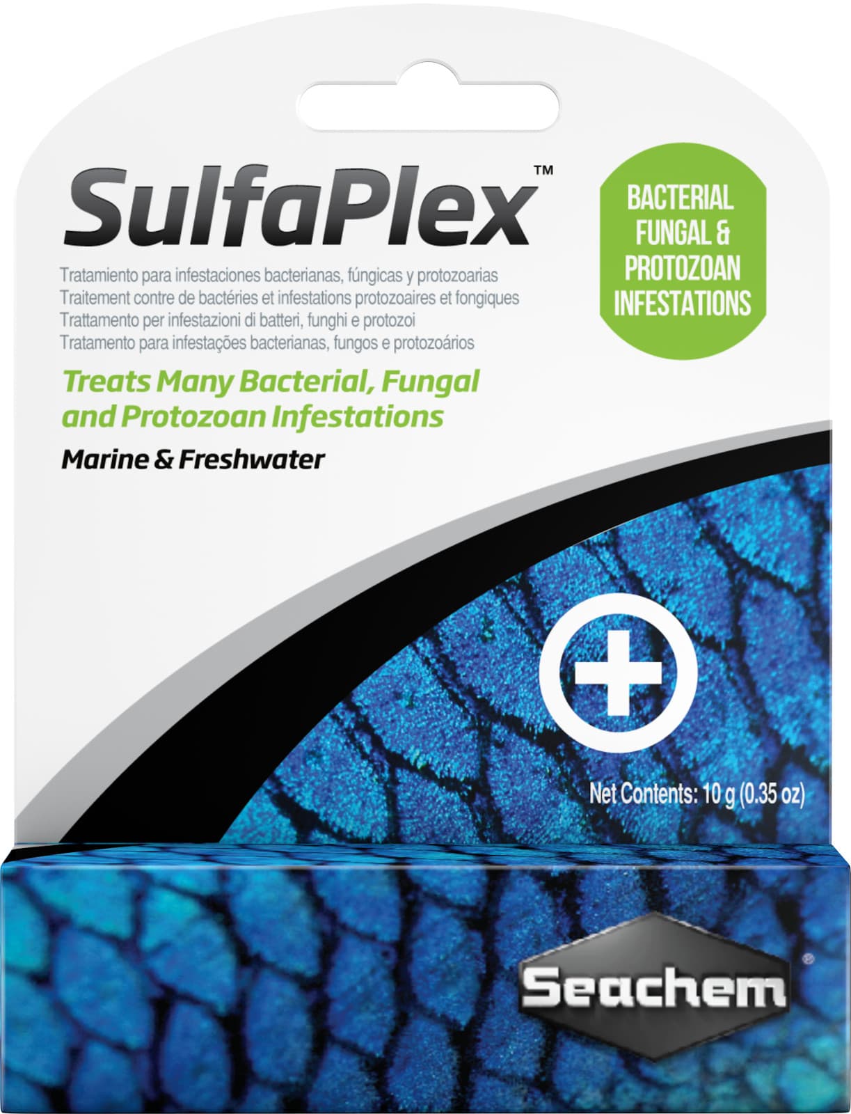 SEACHEM SULFAPLEX BACTERIAL FUNGAL FISH MEDICATION 10 GM